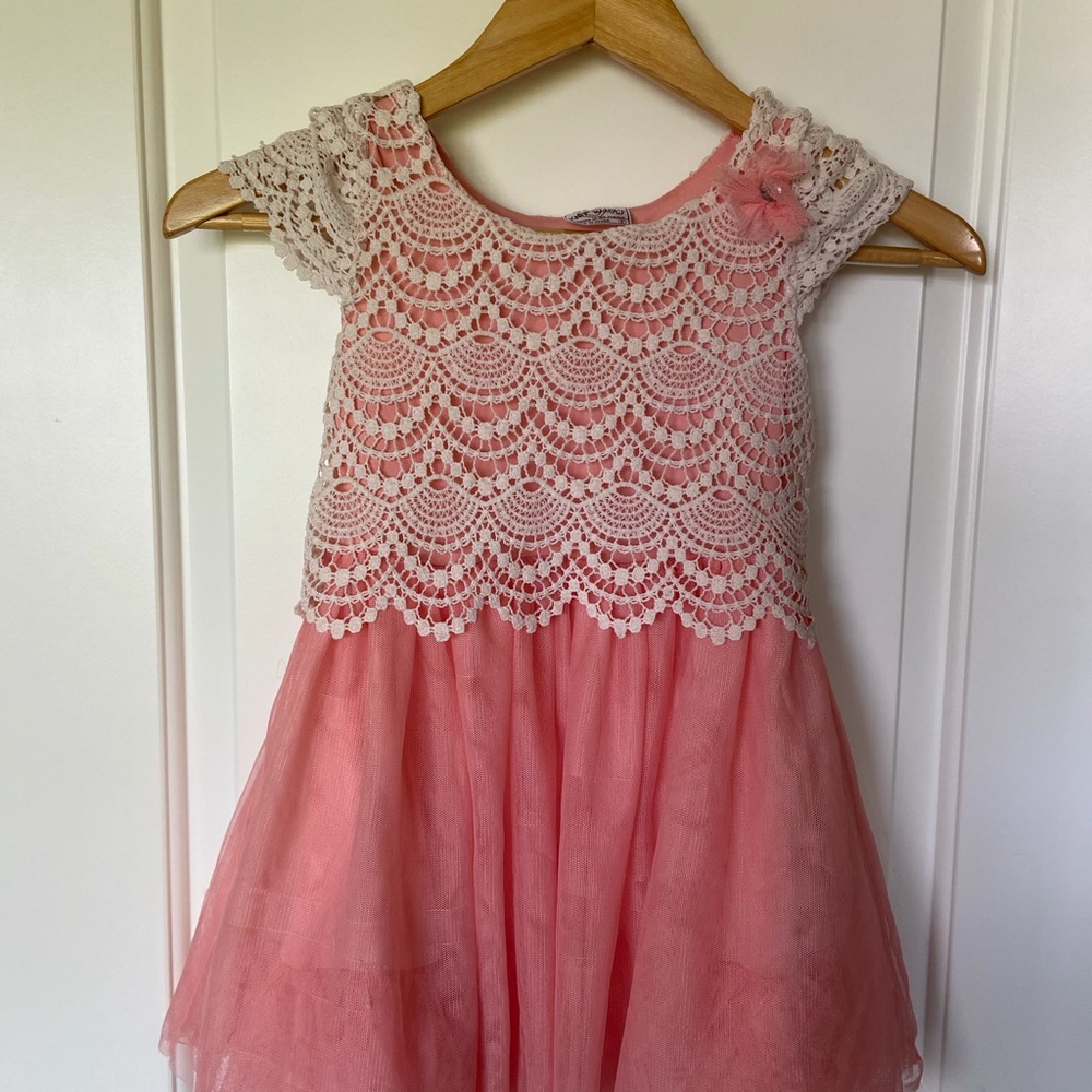 Girl’s Knitworks Peach Dress